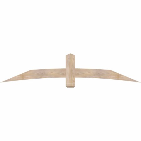 Ekena Millwork Bellingham Smooth Timber Gable Bracket, Douglas Fir, 84"W x 17"H x 1 1/2"D x 5 1/2"F, 5/12 Pitch GBW084X17X0206BEL00SDF